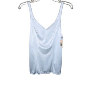 NEW Vintage 70s Vanity Fair Camisole Cami Size 32 Small White Dainty USA NOS